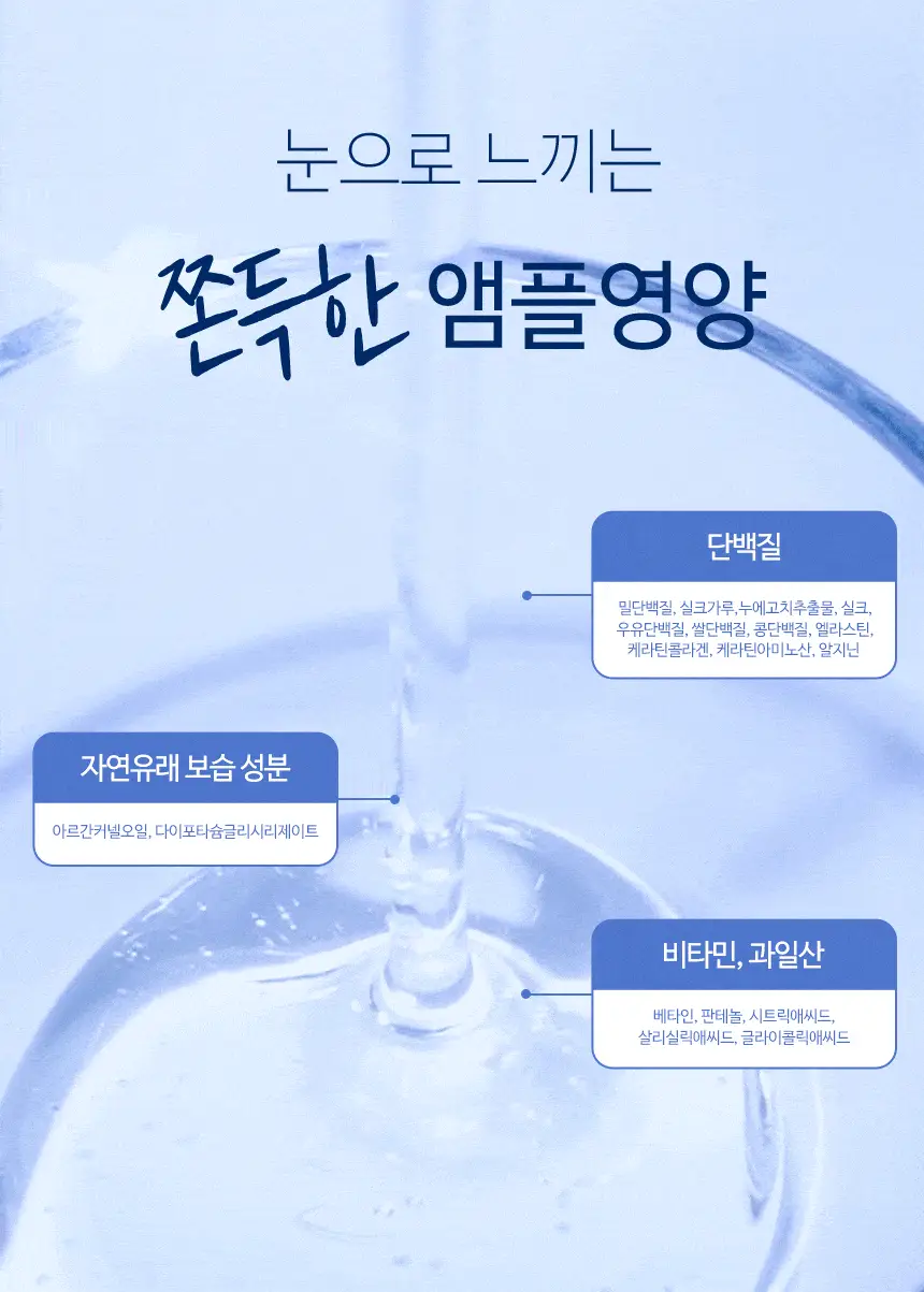 [온라인단독/대용량]헤어플러스 단백질 본드 샴푸 1000ml 상세페이지 11